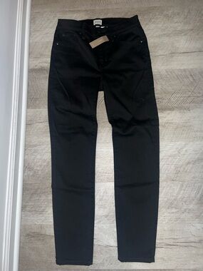 NEW J. Crew Black Denim Jeans, 9” High Rise